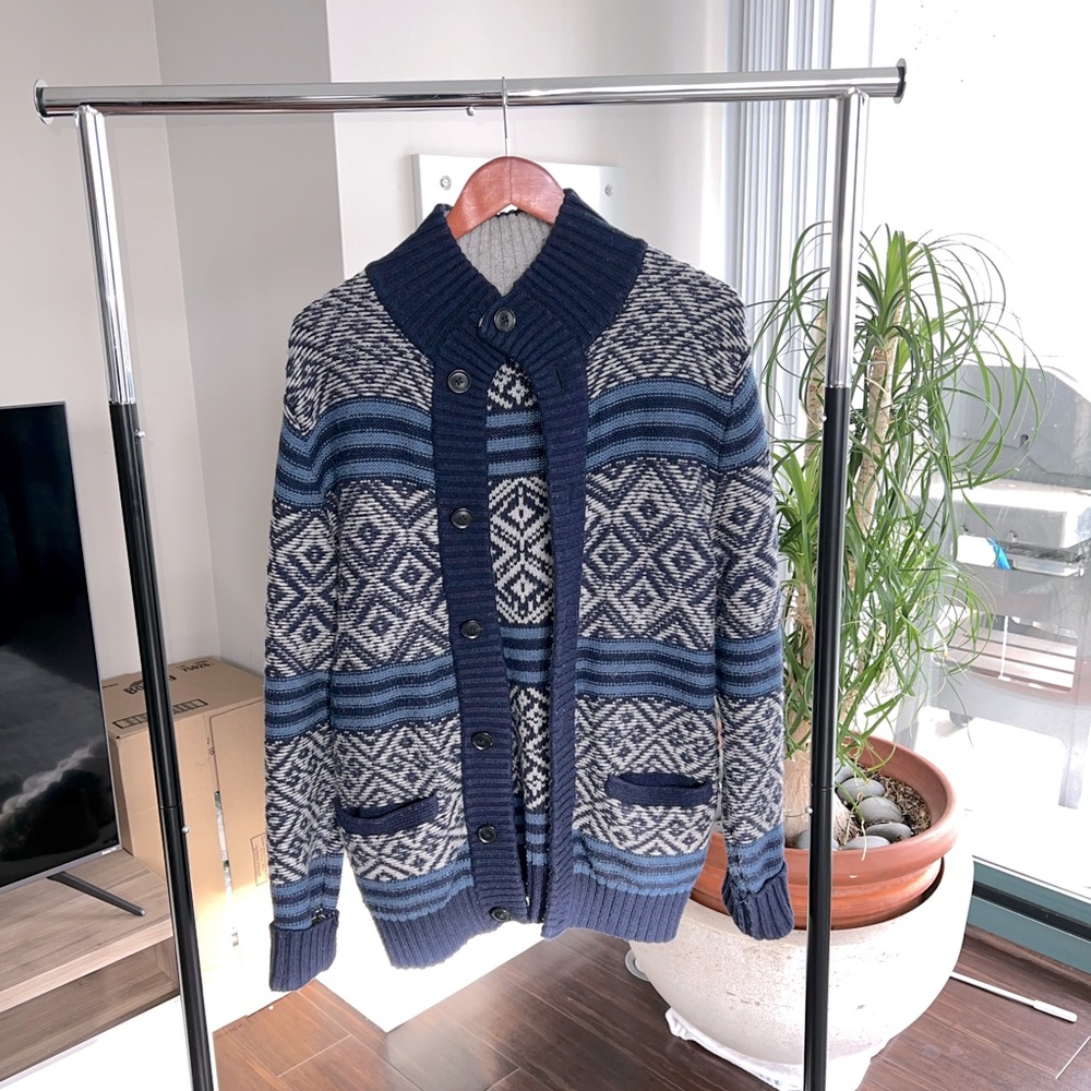 Warm Blue Cardigan - Gap